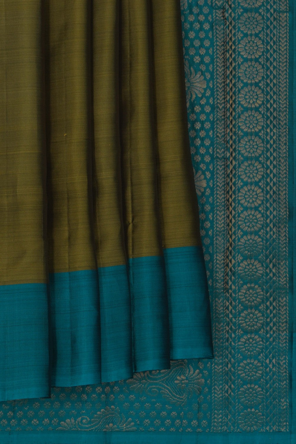 South Silk Moss Green Saree