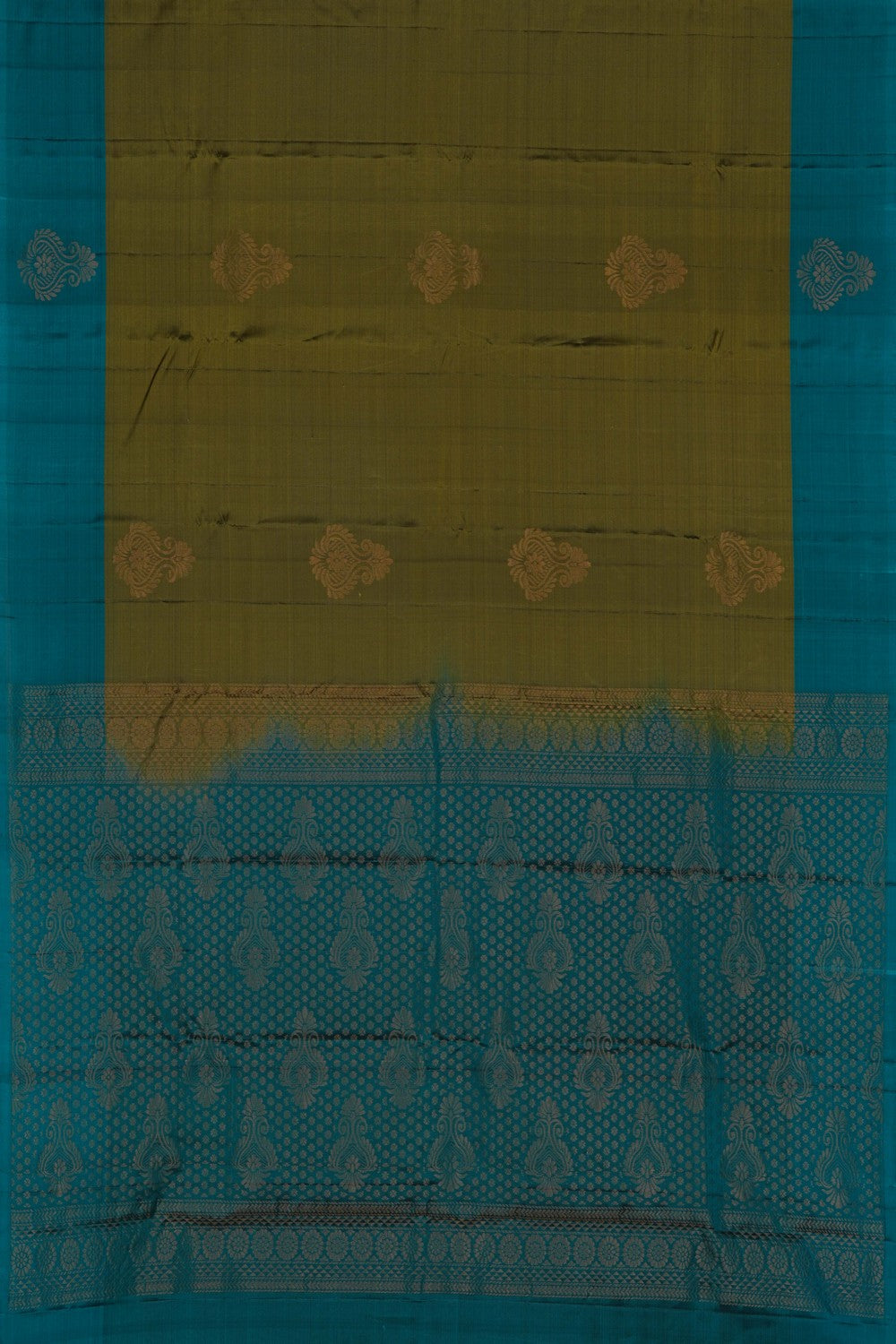 South Silk Moss Green Saree