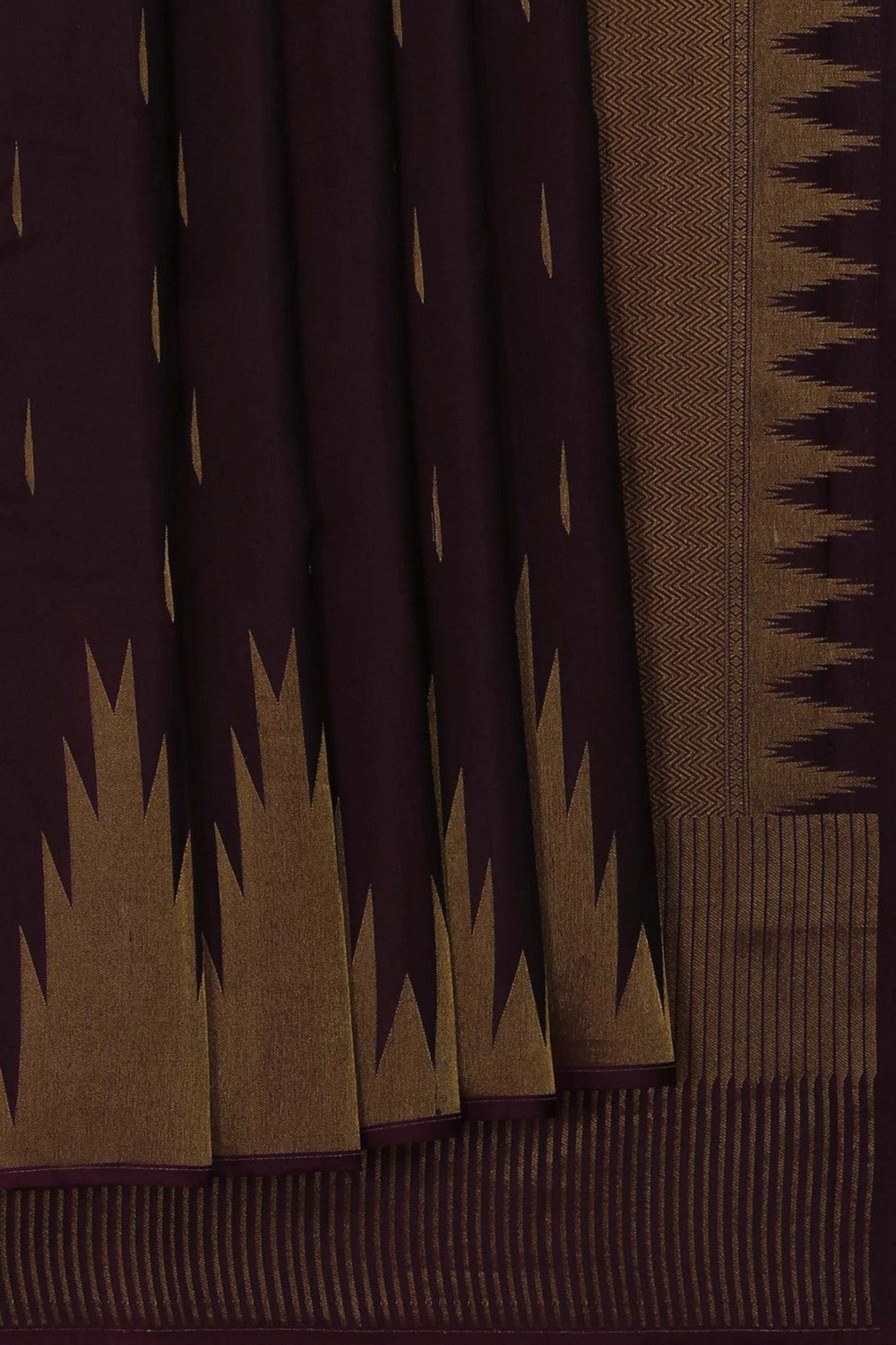 Image of South Silk Purple Saree