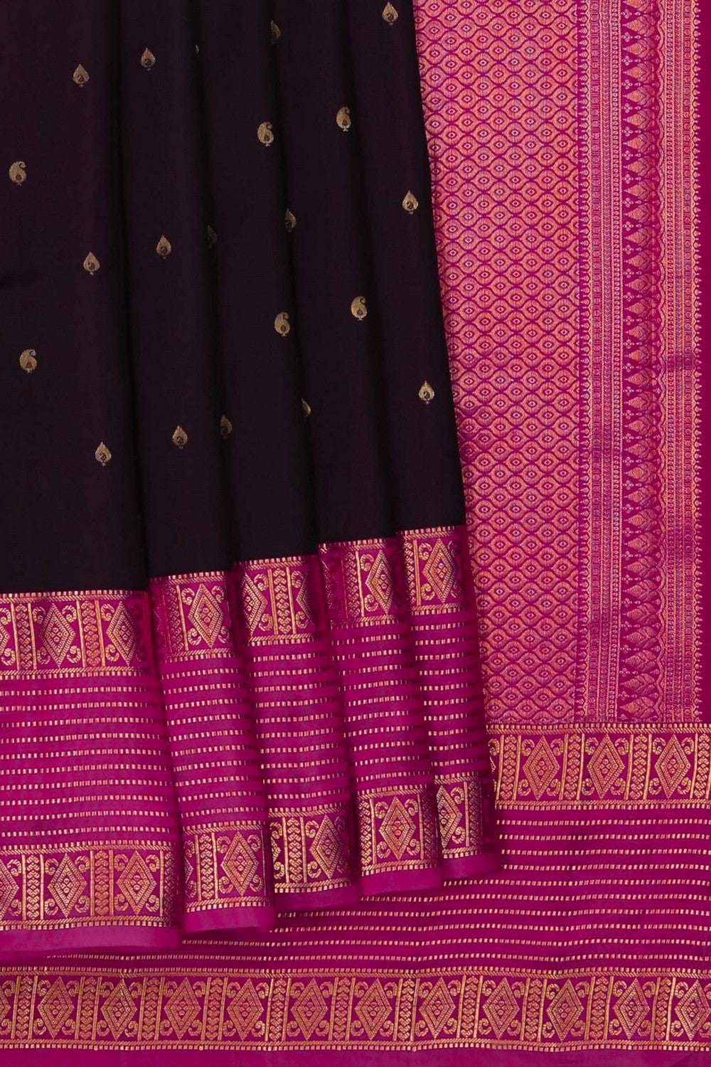 Image of South Silk Purple Saree