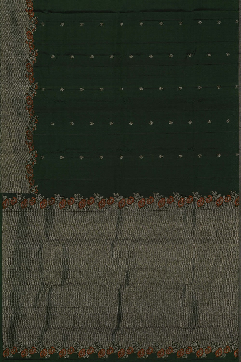 South Silk Green Saree