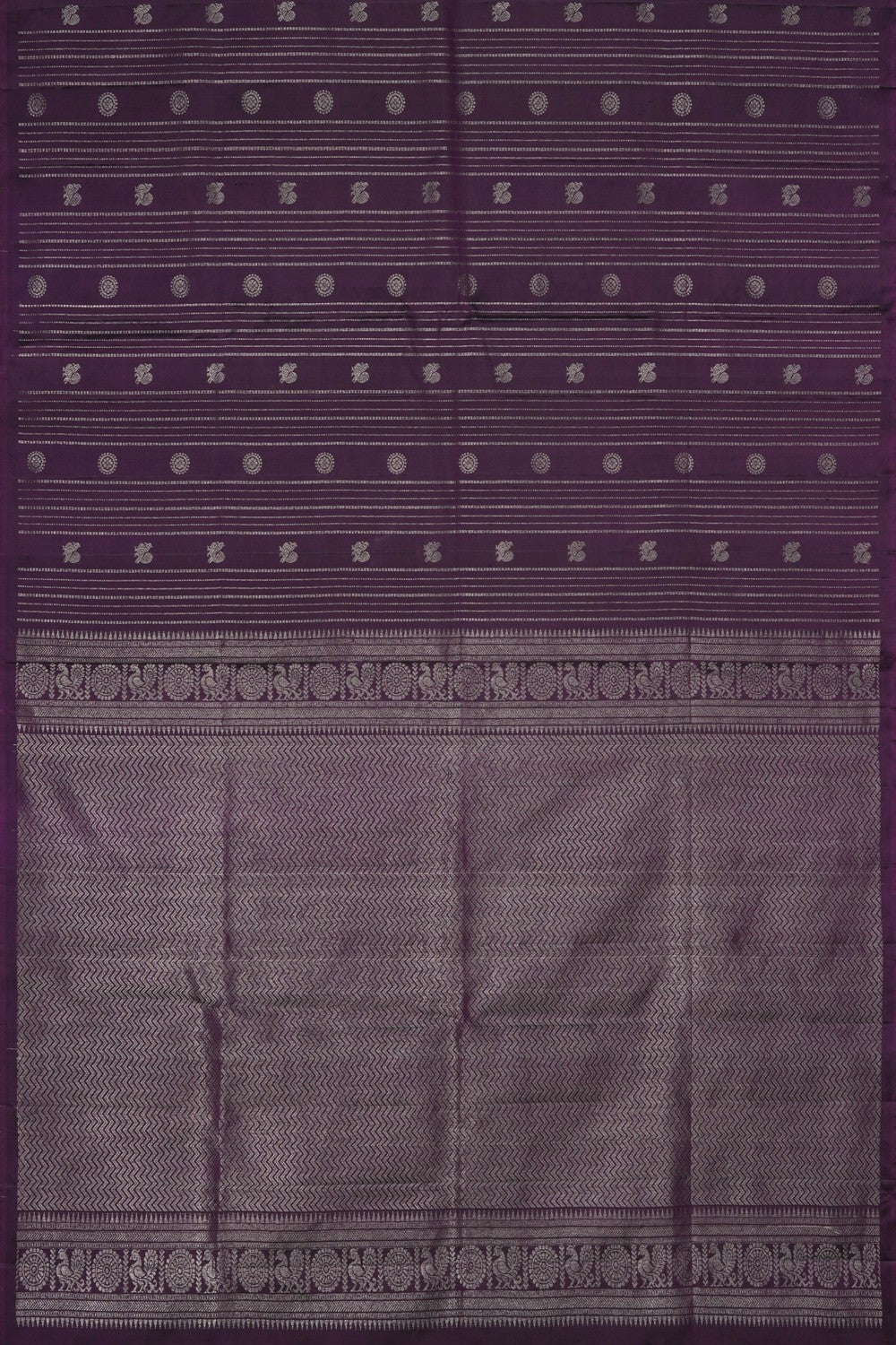 Image of South Silk Violet Saree