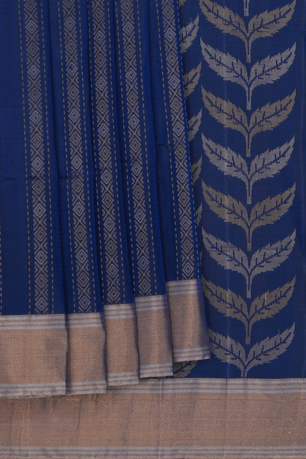 Image of South Silk Blue Saree
