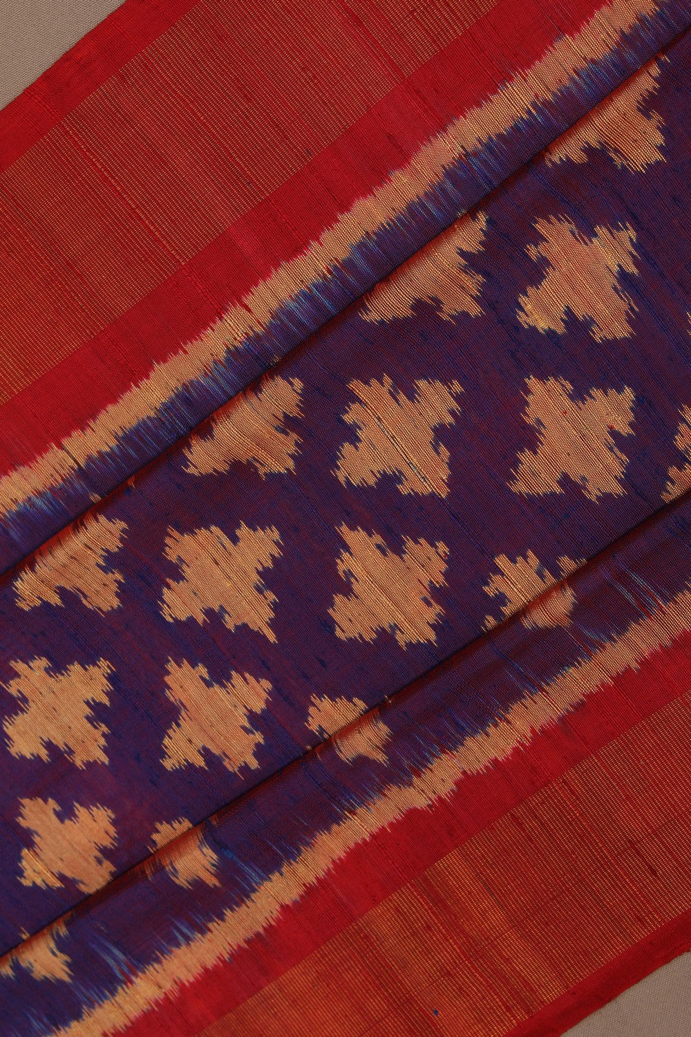 Image of Rajkot Dupion Silk Purple Saree