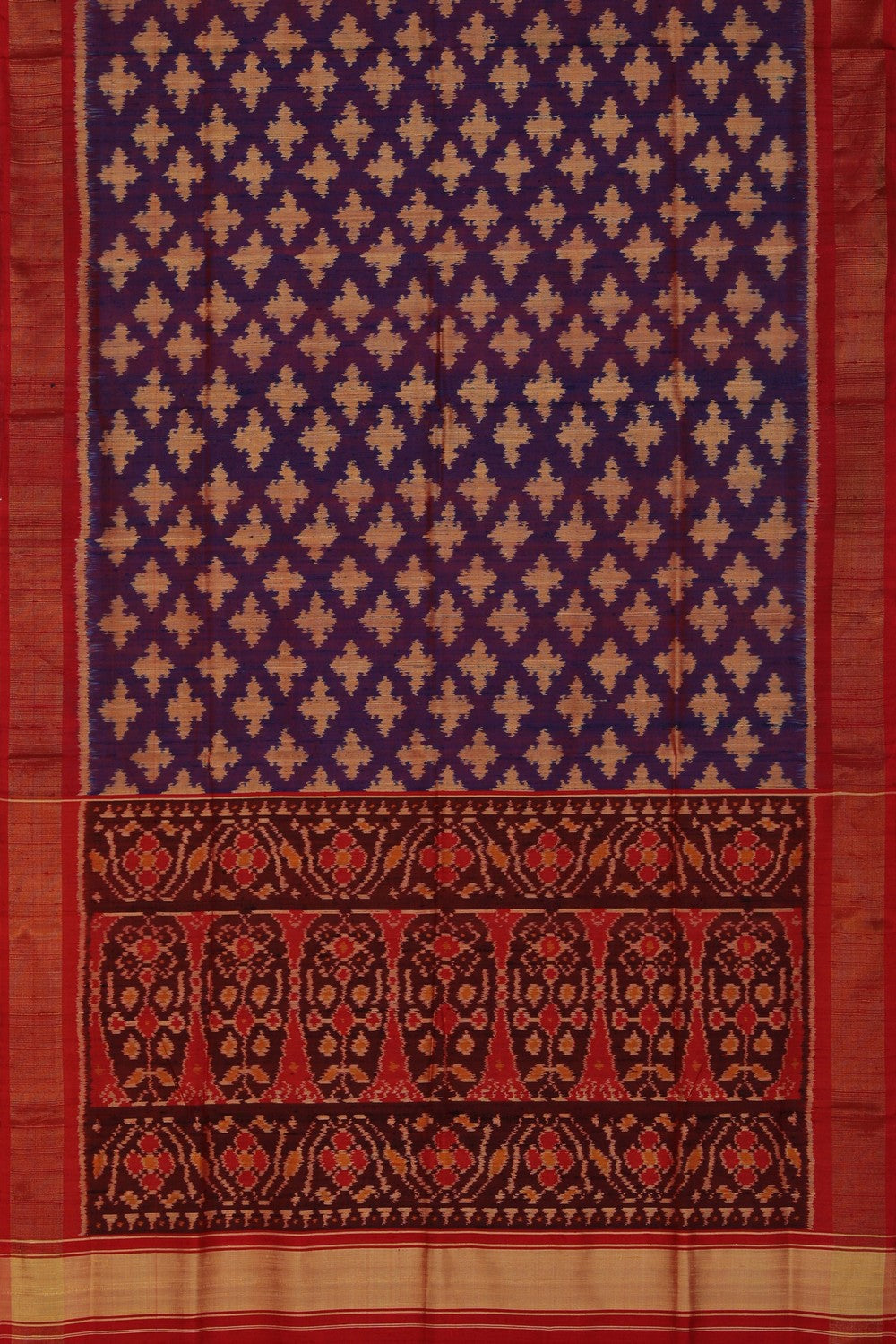 Image of Rajkot Dupion Silk Purple Saree