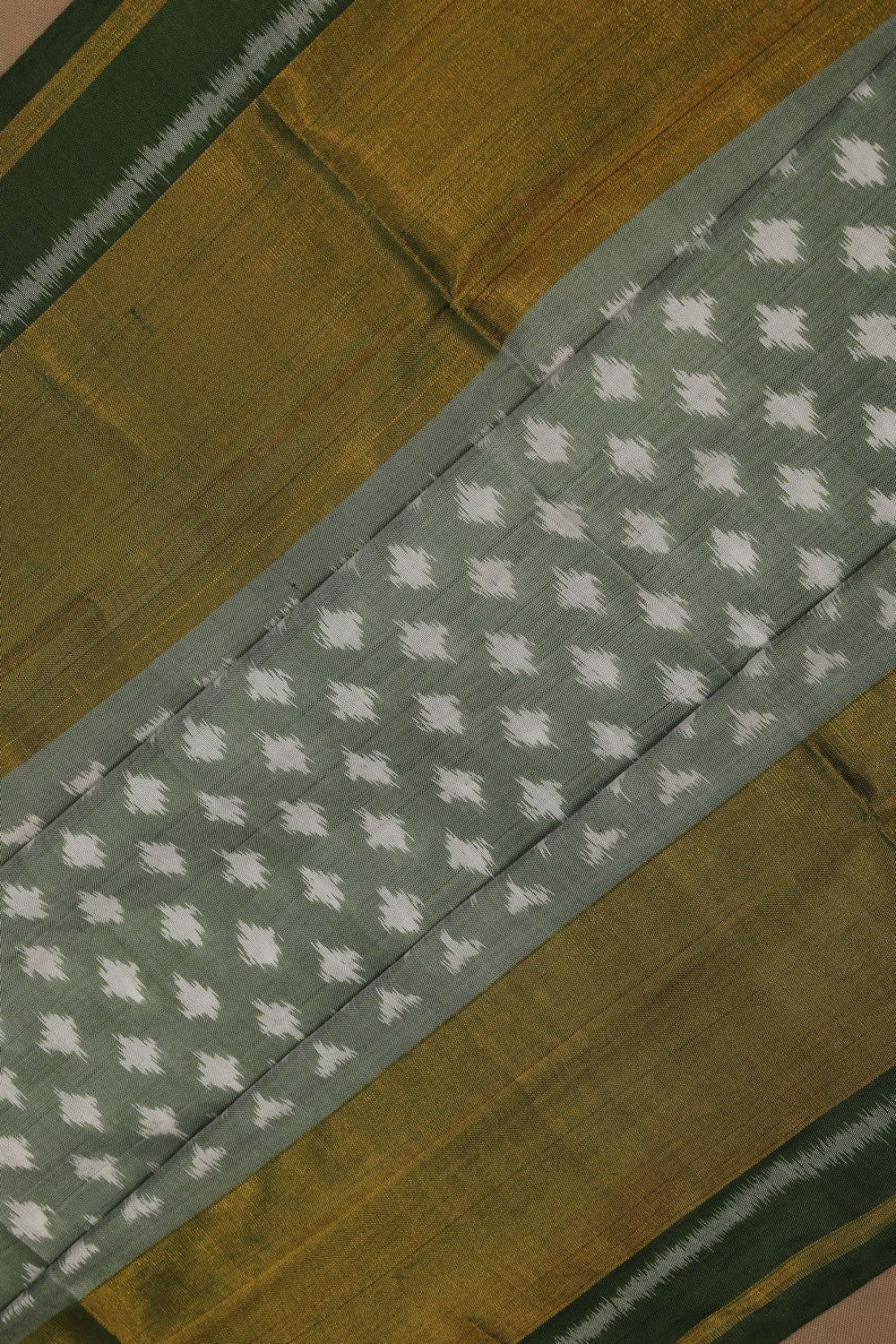 Rajkot Silk Sage-Green Saree