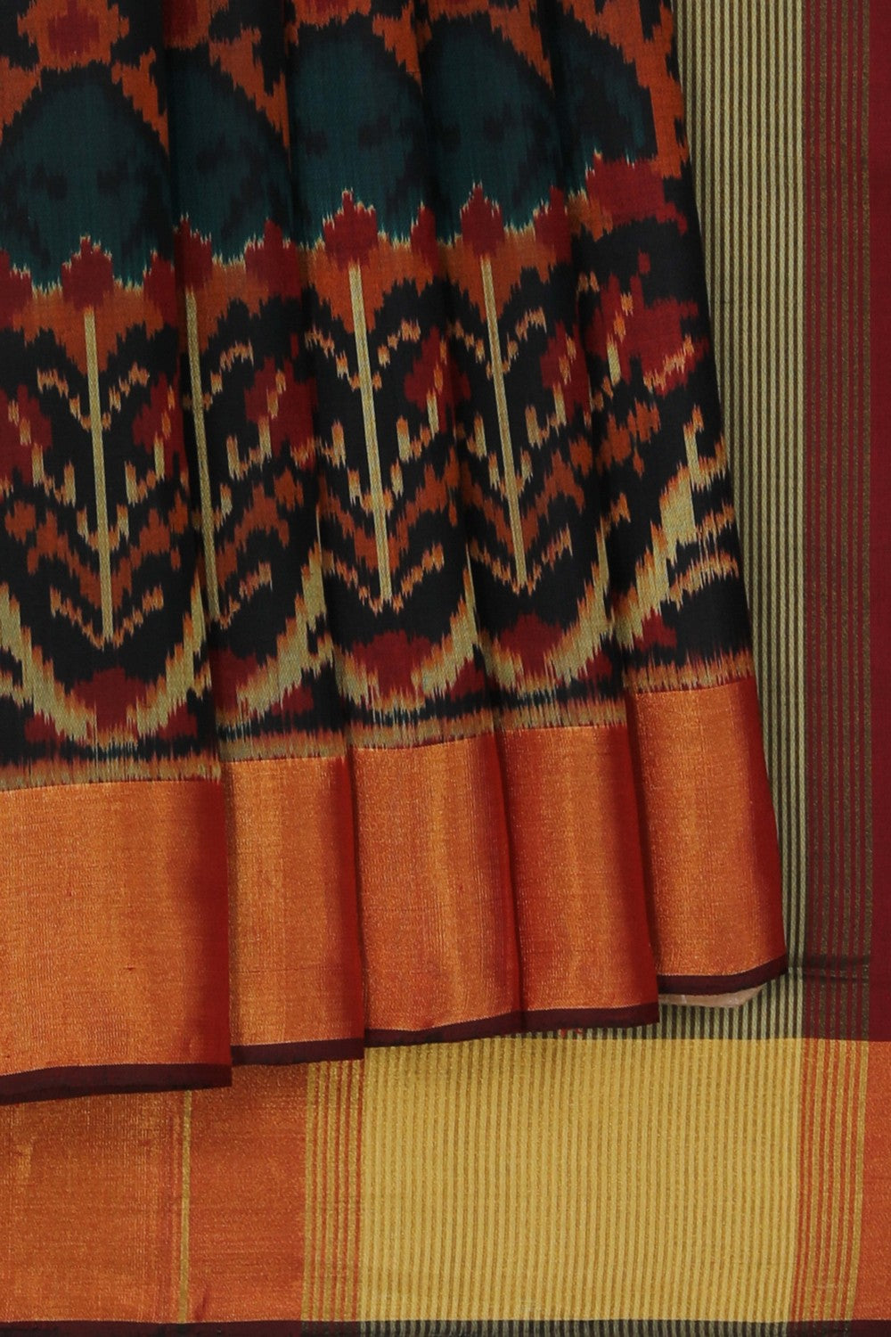 Image of Rajkot Silk Black Saree