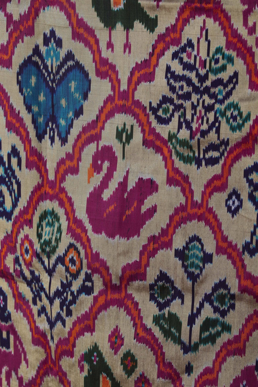 Image of Pochampally Ikat Silk Saree