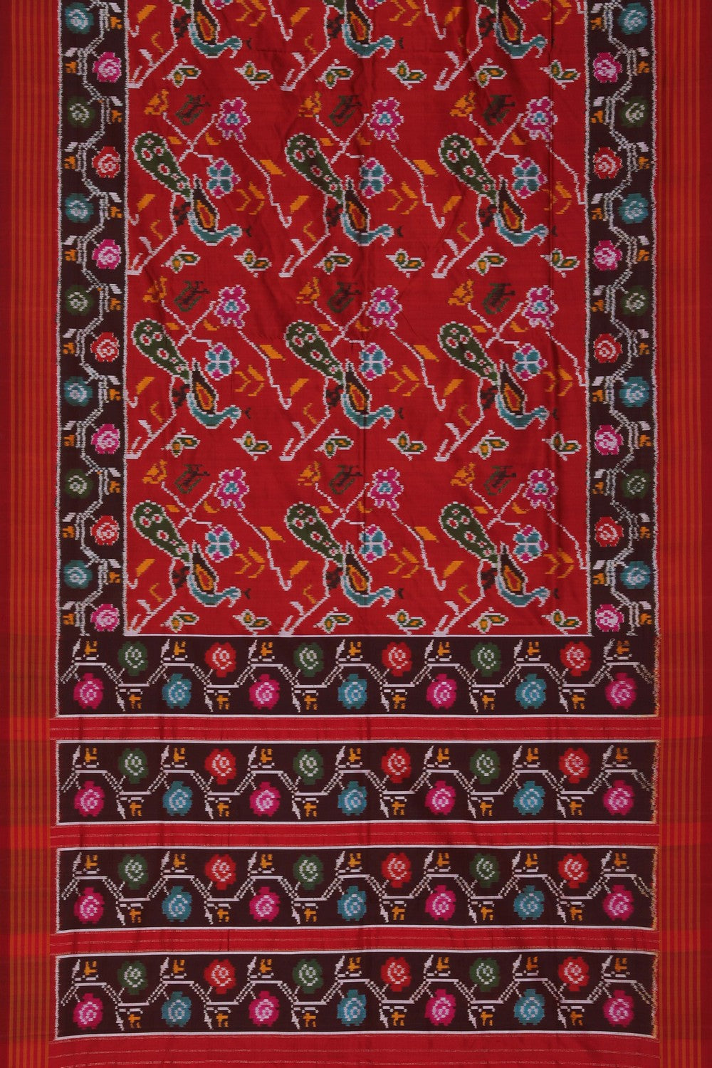 Image of Pochampally Ikat Silk Saree