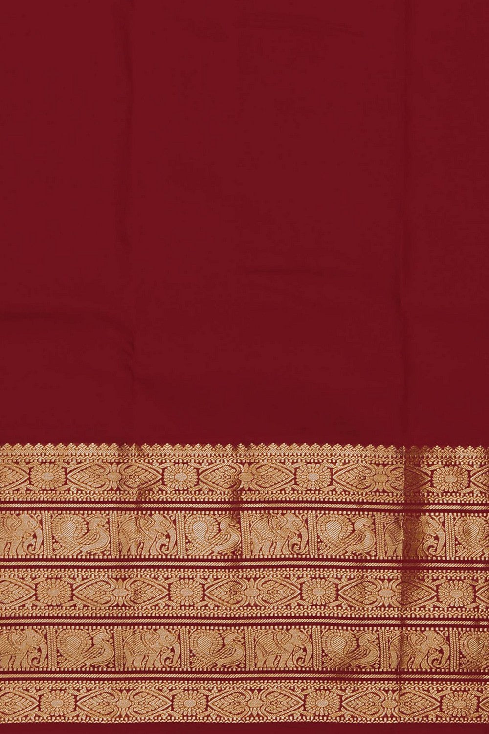 Image of South Silk Red Saree
