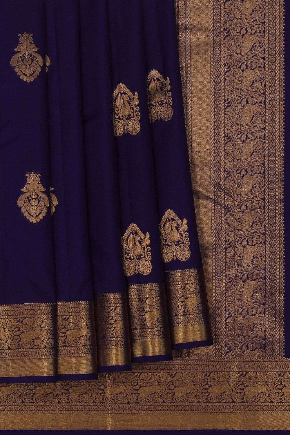 Image of South Silk Purple Saree