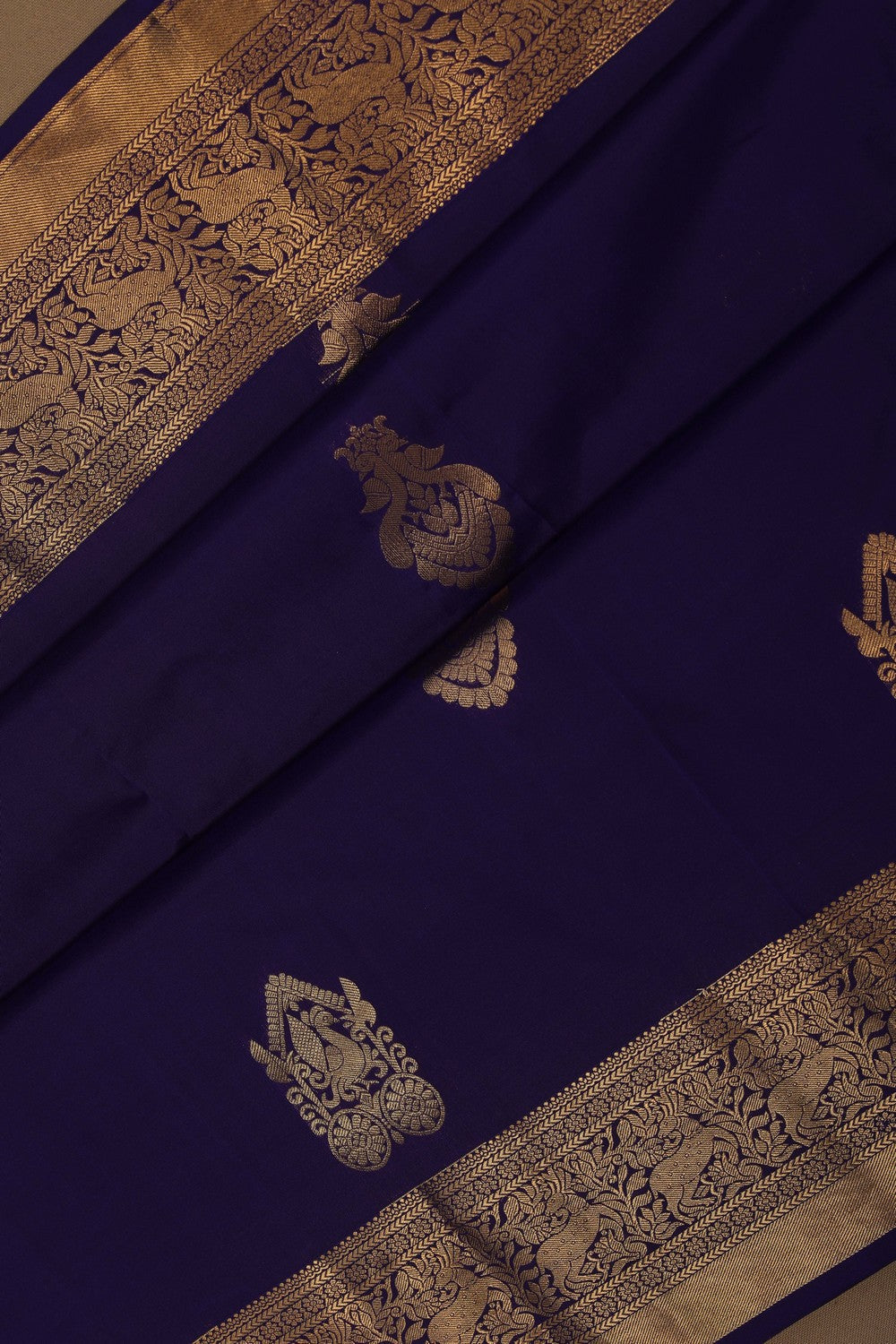 South Silk Purple Saree