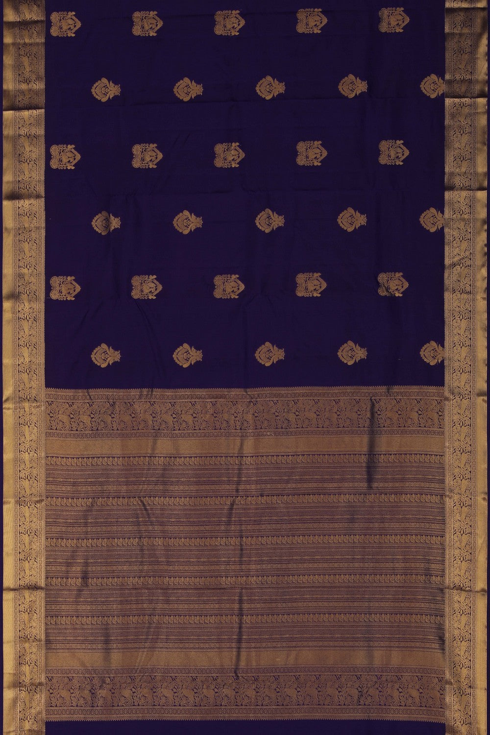 South Silk Purple Saree
