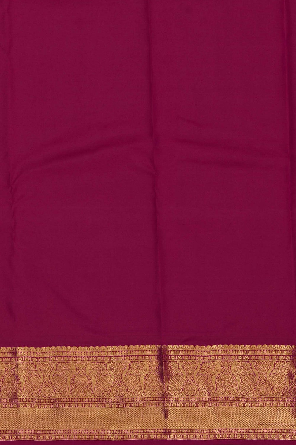 South Silk Fuchsia Pink Saree