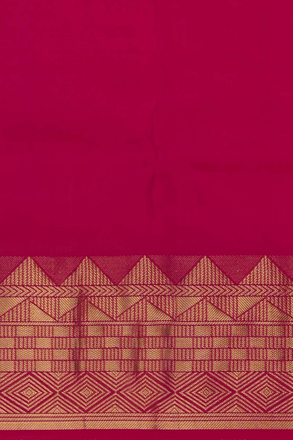 Image of South Silk Fuchsia Pink Saree