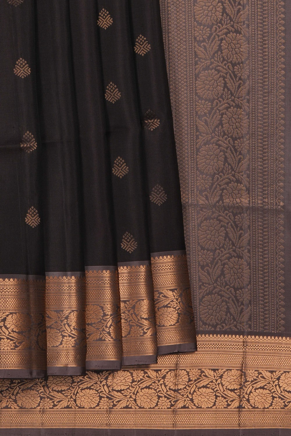 Image of South Silk Brown Saree
