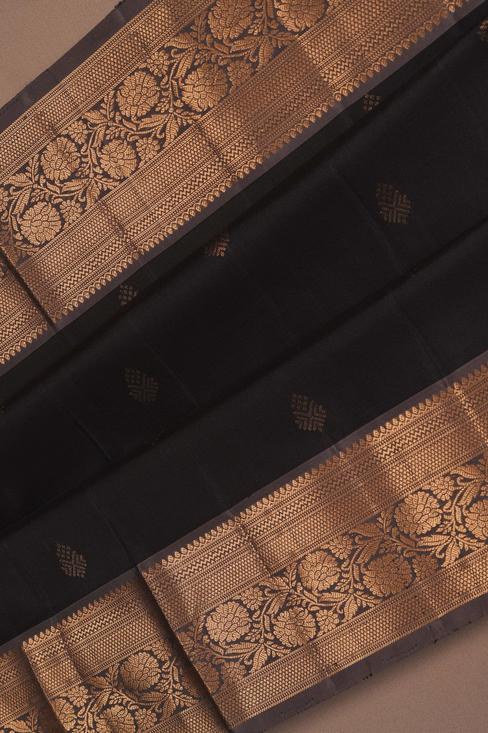Image of South Silk Brown Saree