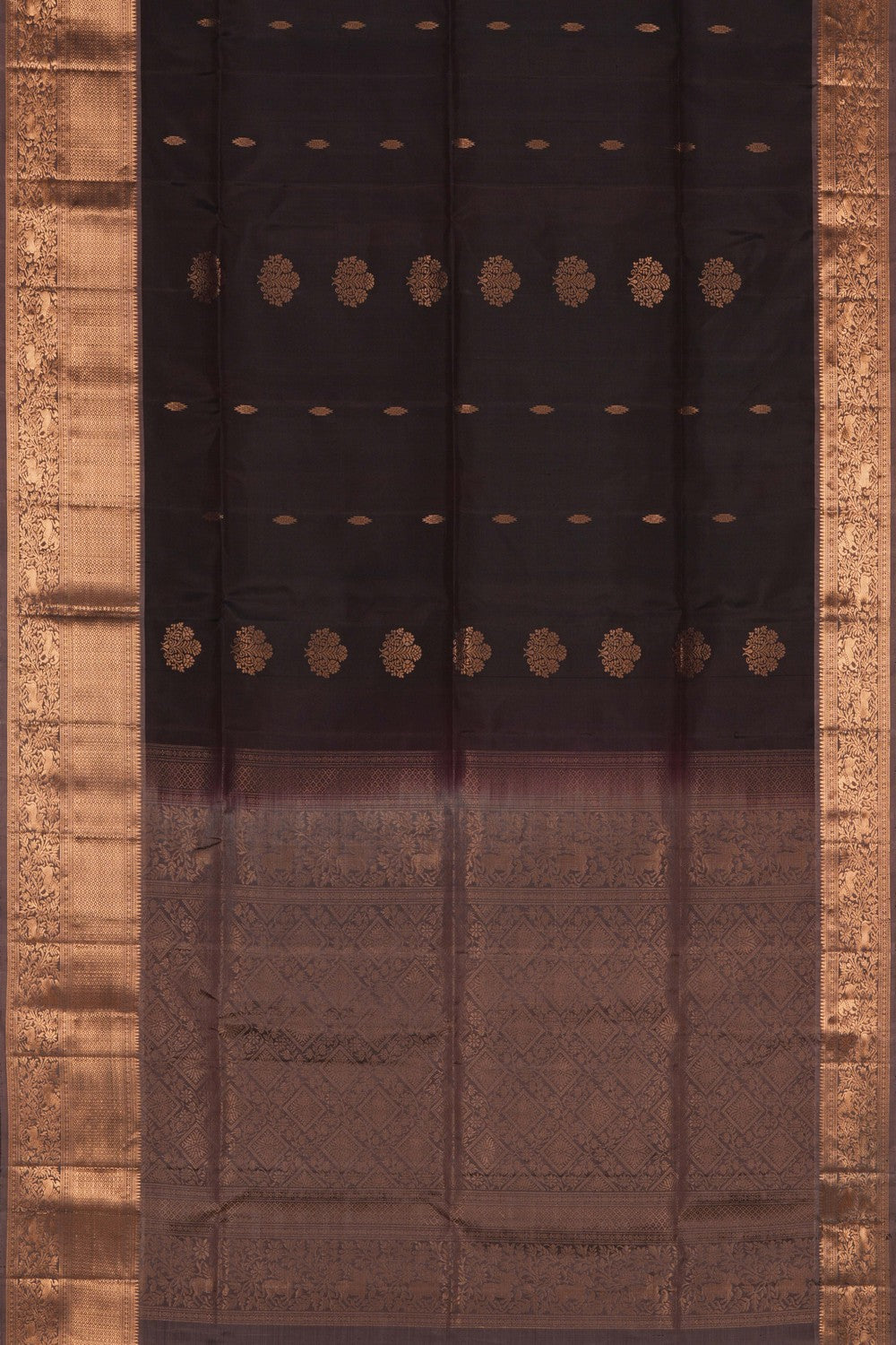 Image of South Silk Brown Saree