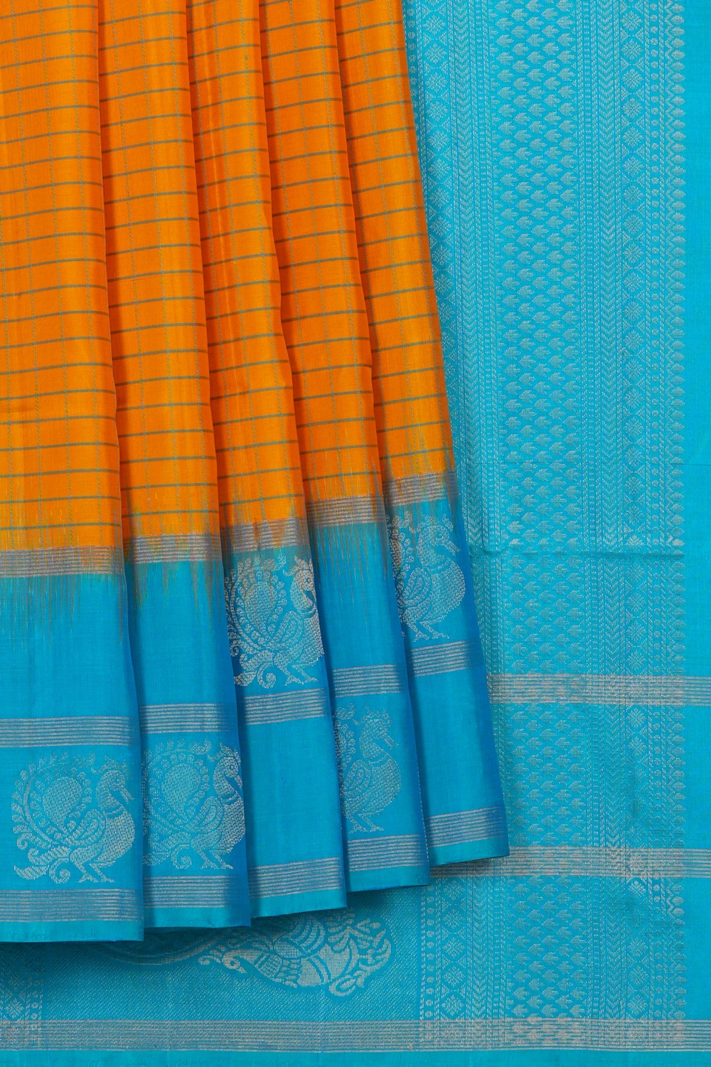 South Silk Mustard Saree
