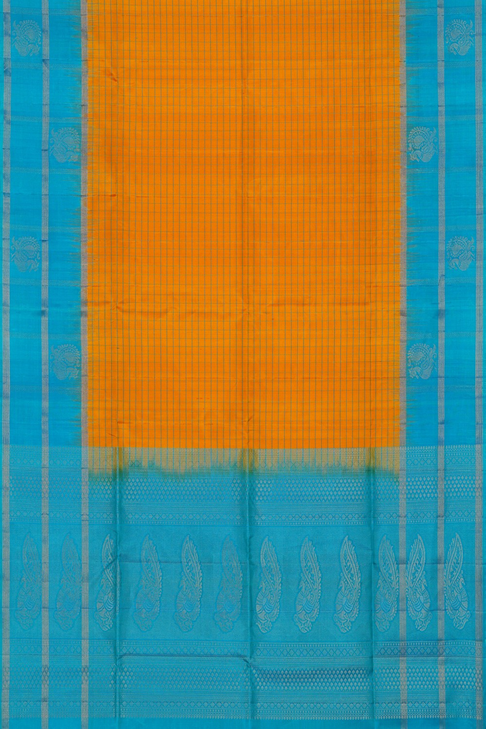 Image of South Silk Mustard Saree