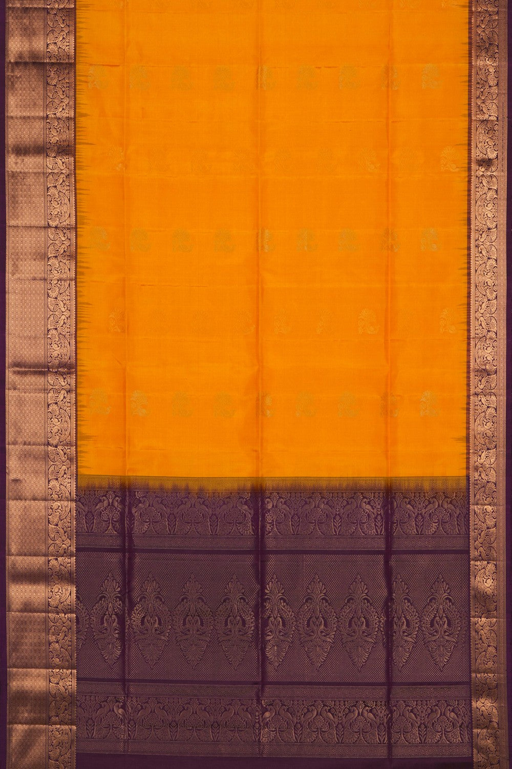 Image of South Silk Mustard Saree