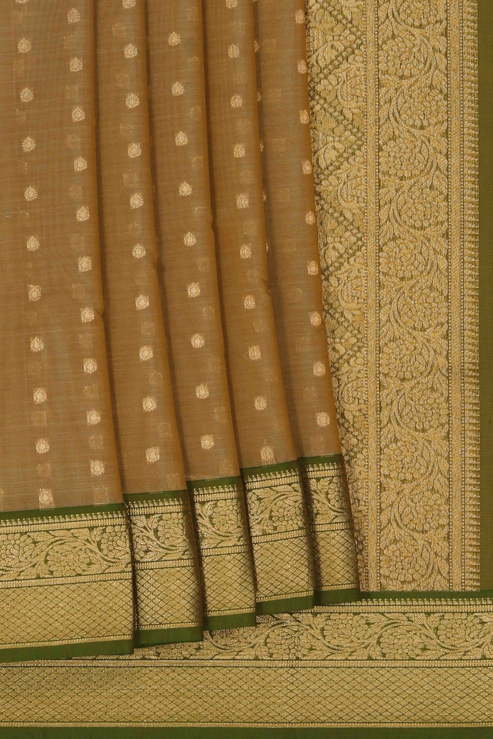 South Cotton Silk Grey Saree