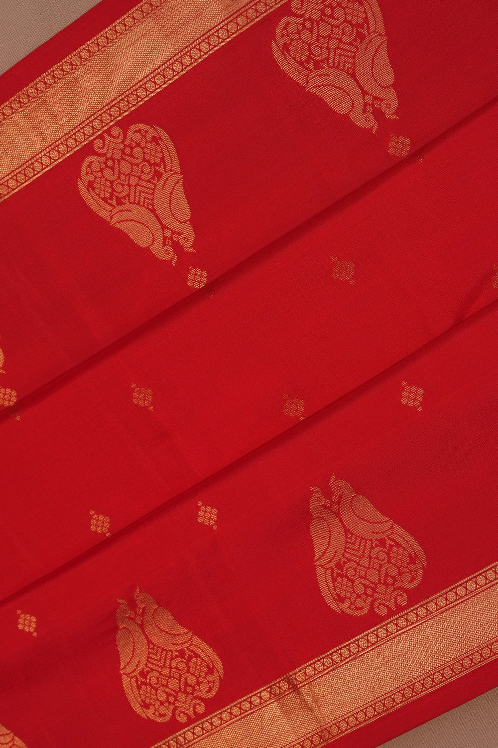 South Silk Red Saree