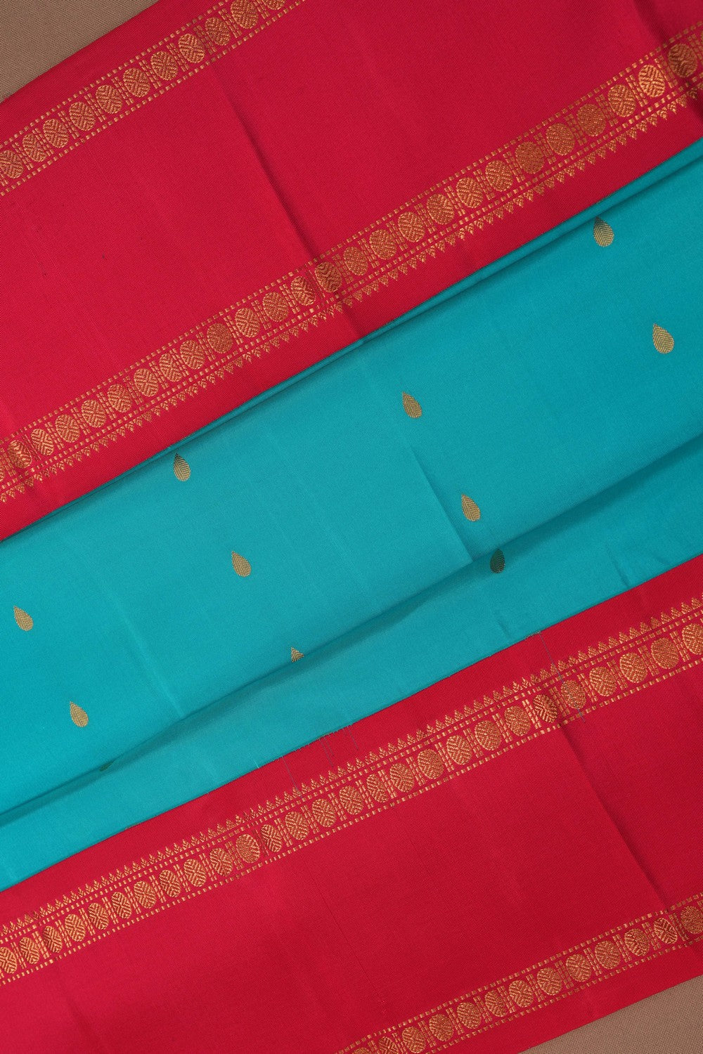 South Silk Blue Saree