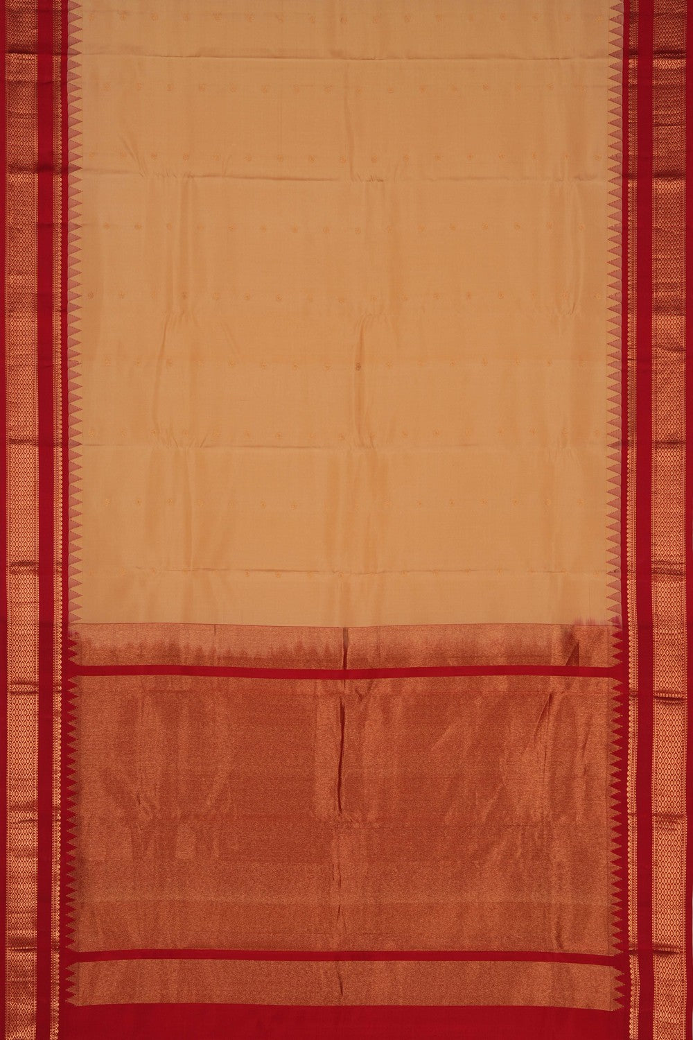 Image of South Silk Cream Saree