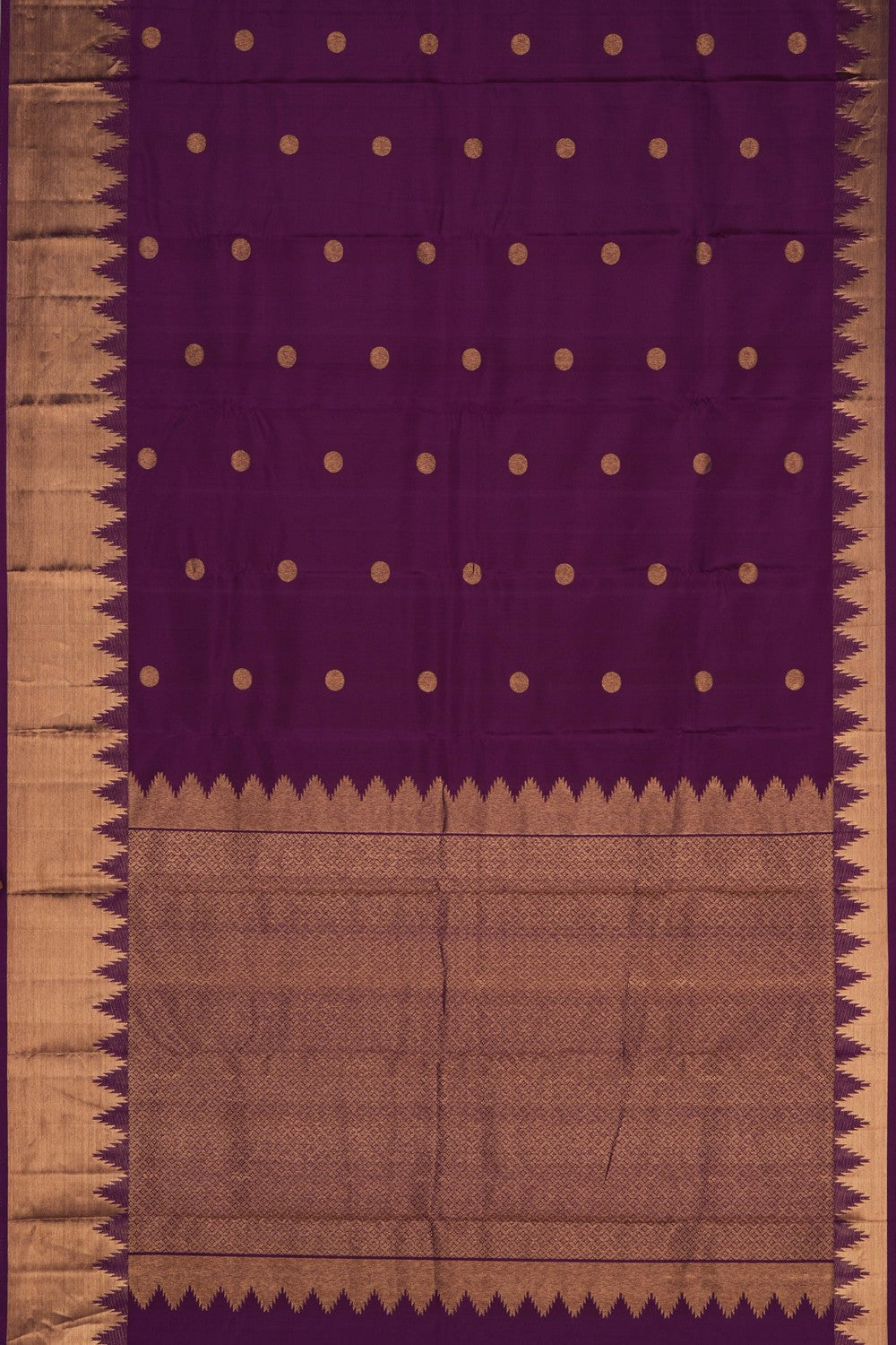 South Silk Violet Saree