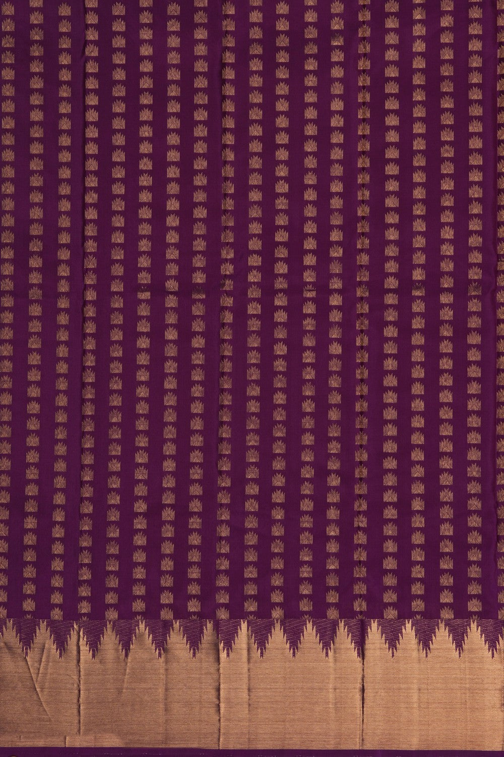 South Silk Violet Saree