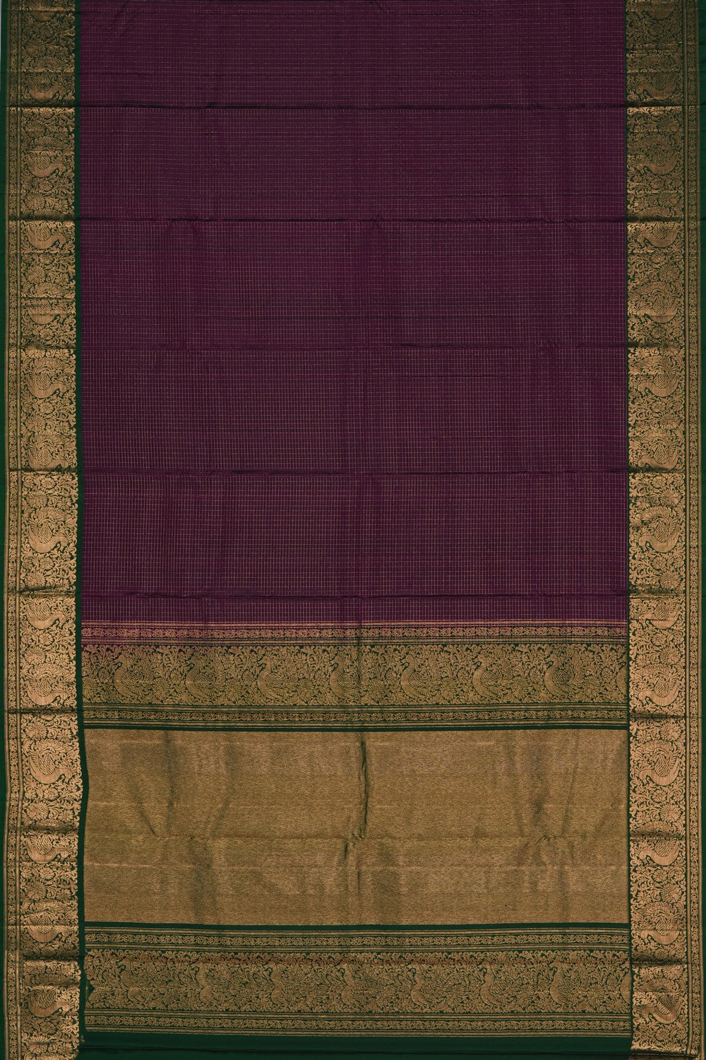 Image of South Silk Purple Saree