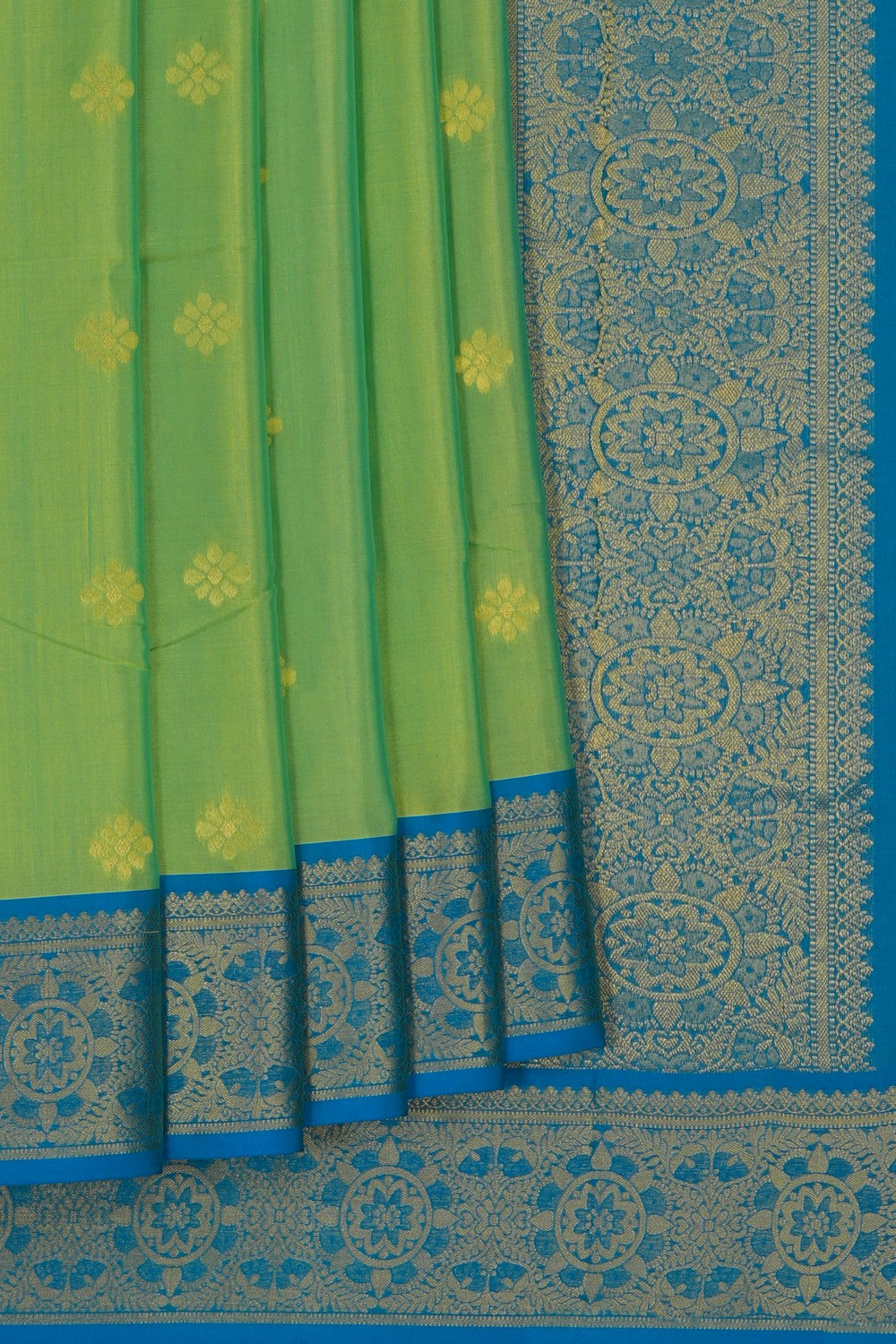 Image of South Silk Green Saree