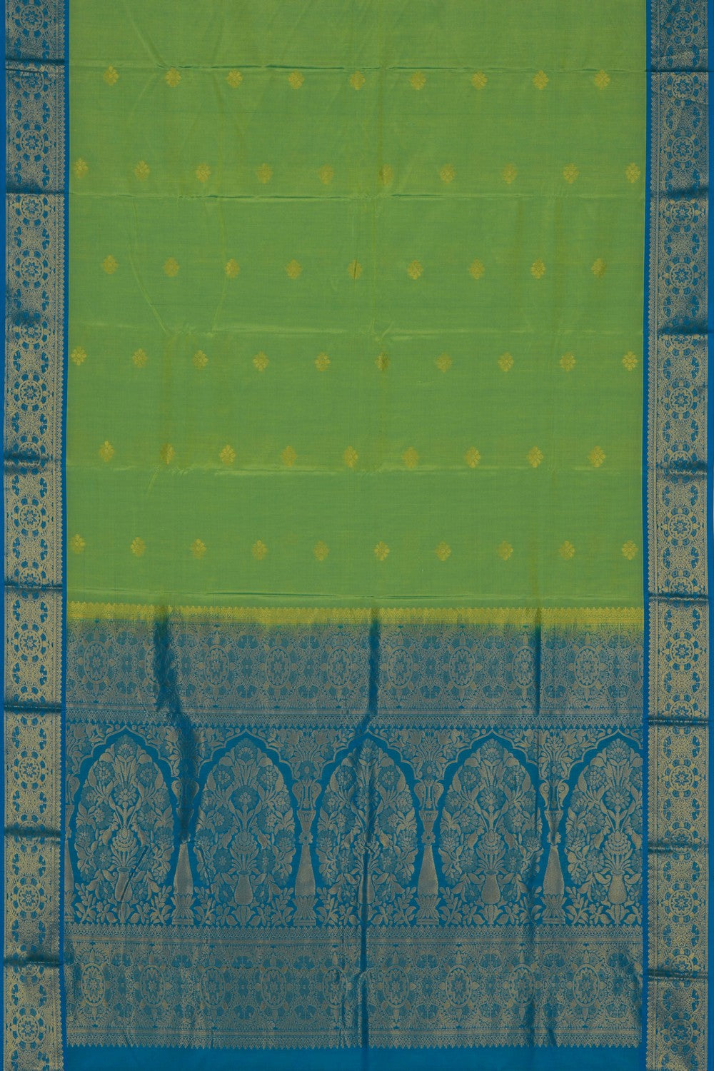 South Silk Green Saree