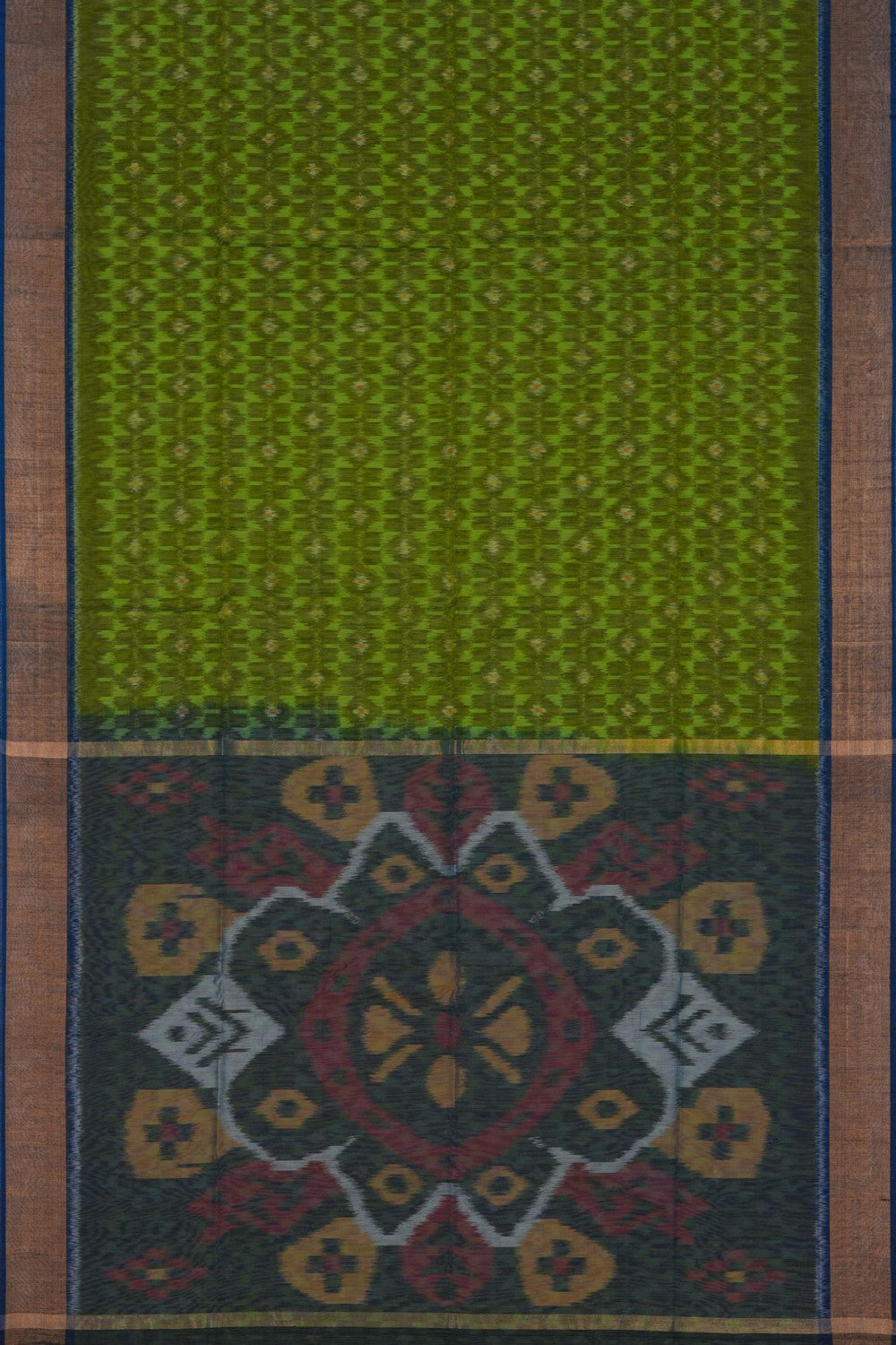 Image of South Cotton-Silk Ikat Saree