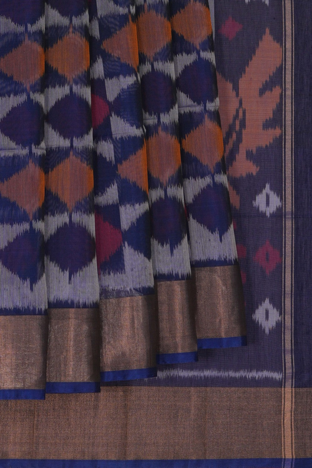 Image of South Cotton-Silk Ikat Saree