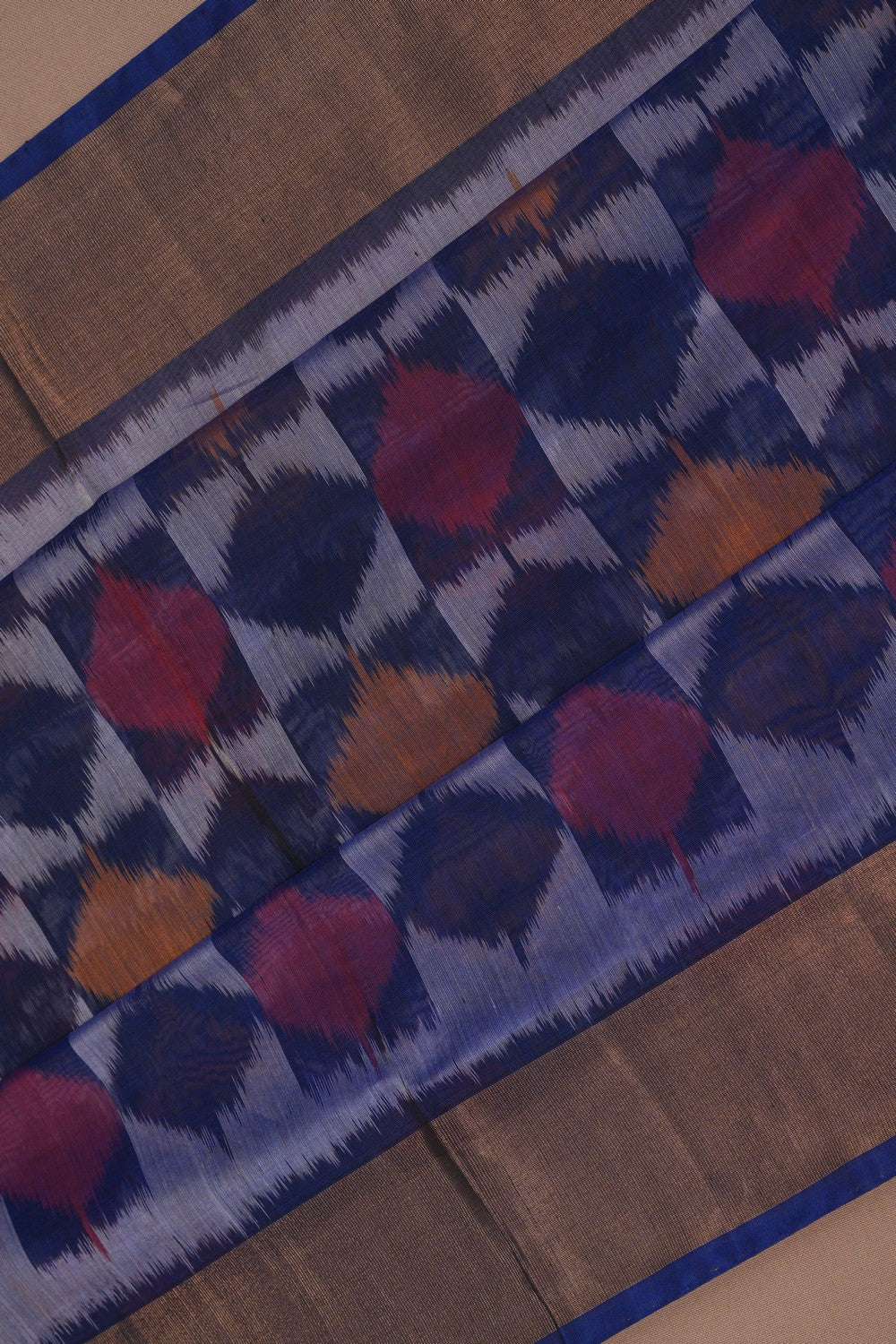 Image of South Cotton-Silk Ikat Saree