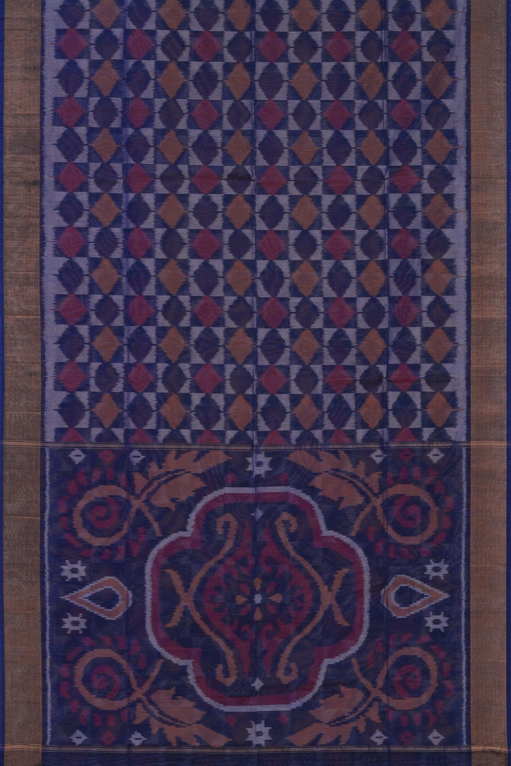 Image of South Cotton-Silk Ikat Saree