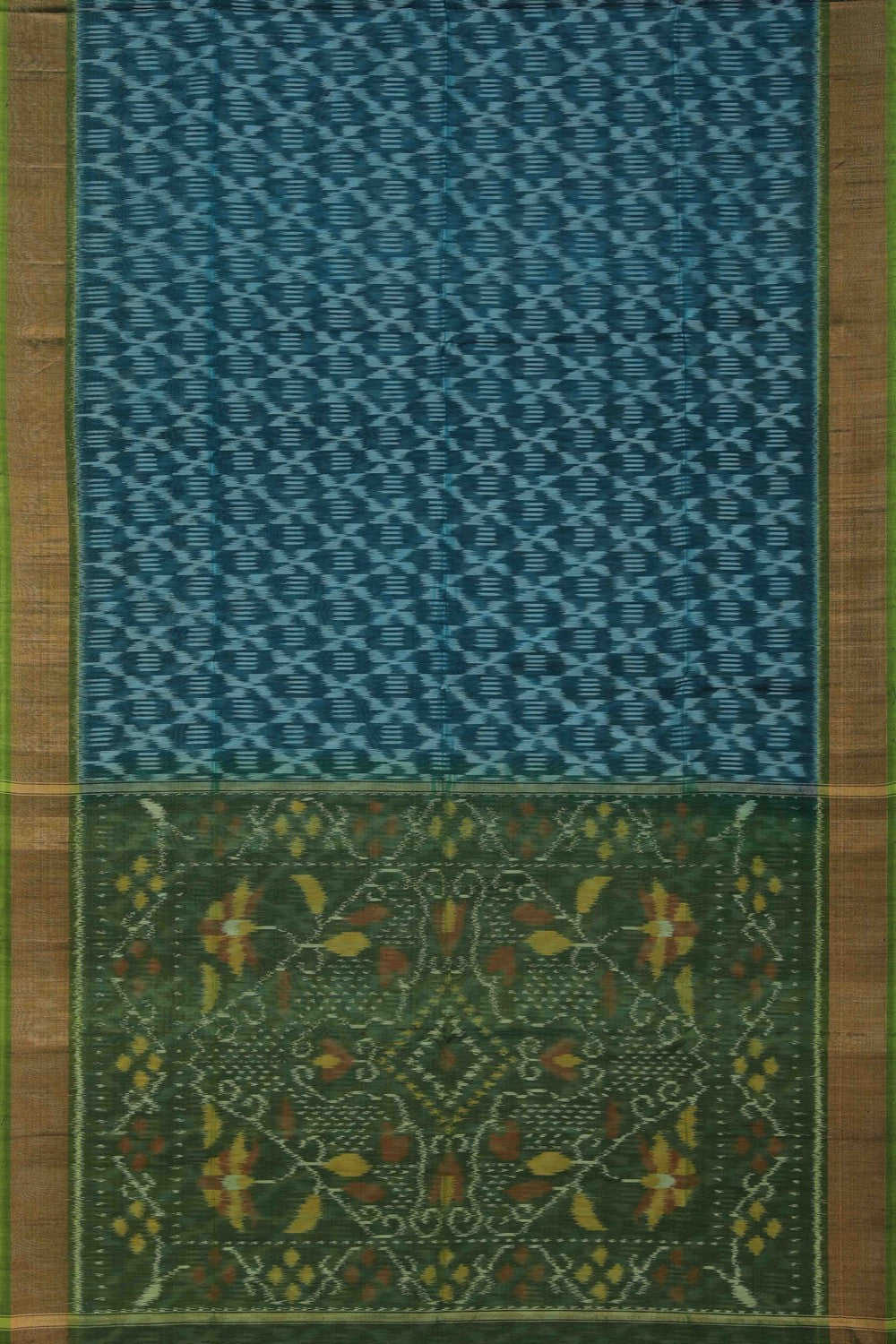 Image of South Cotton-Silk Ikat Saree