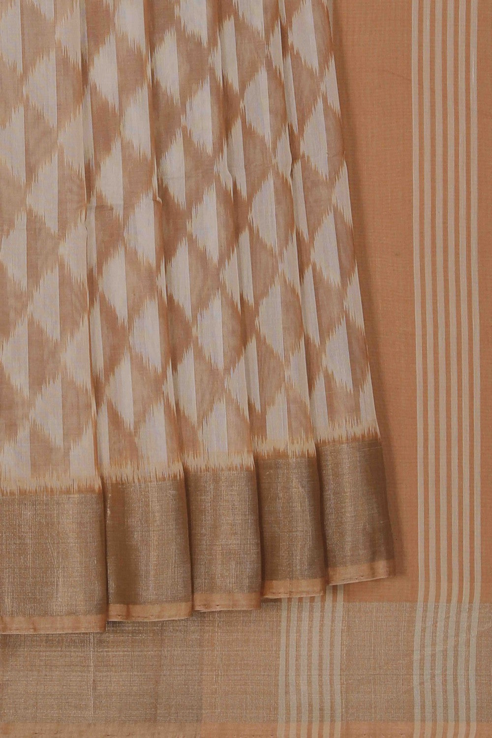 Image of South Cotton-Silk Ikat Saree