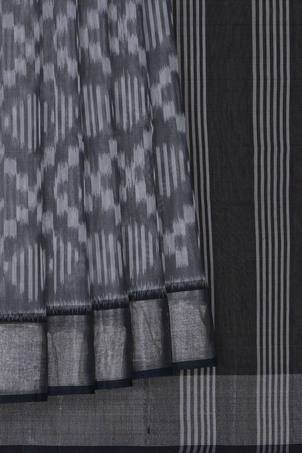 Image of South Cotton-Silk Ikat Saree
