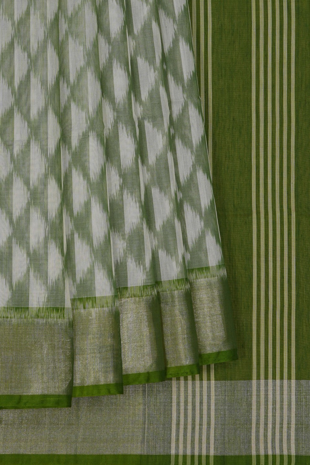 Image of South Cotton-Silk Ikat Saree
