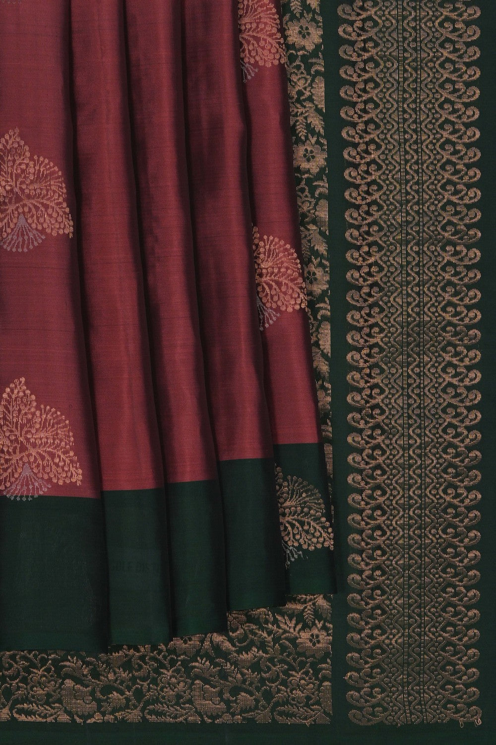 South Silk Rouge Pink Saree