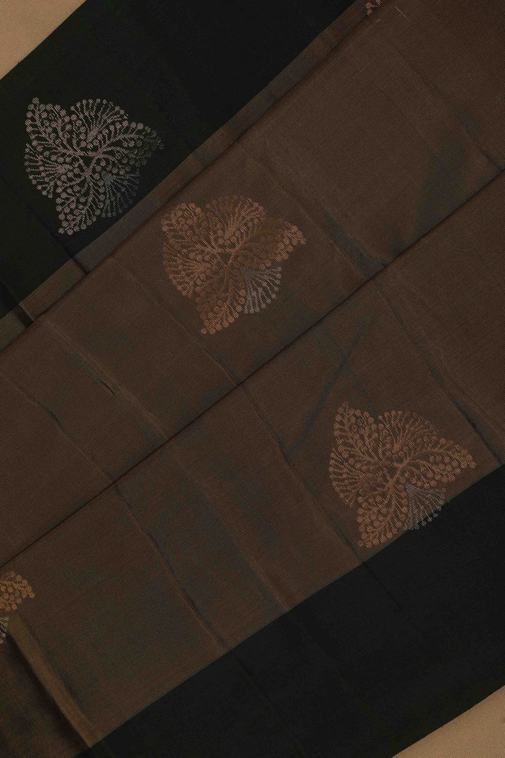 Image of South Silk Moss Grey Saree