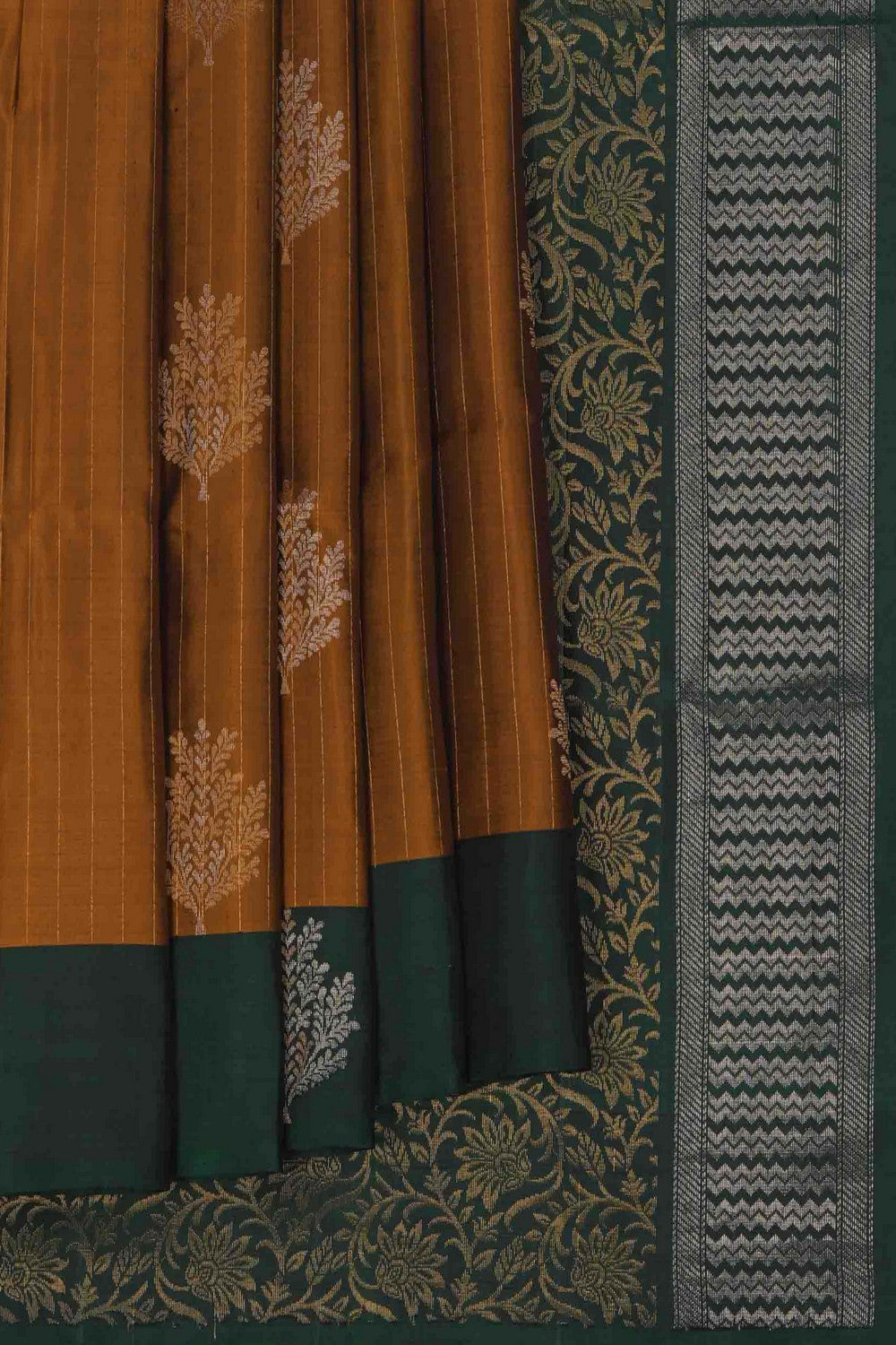 South Silk Brown Saree