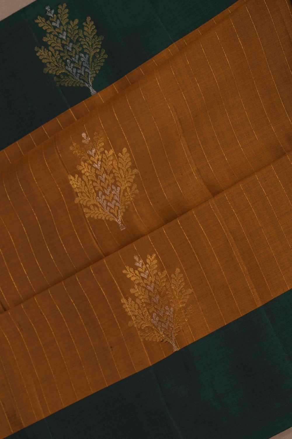 South Silk Brown Saree