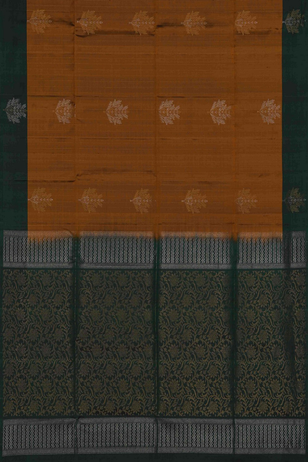 South Silk Brown Saree