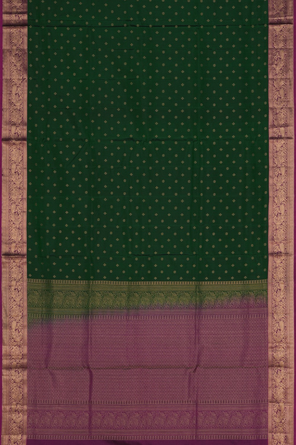 Image of South Silk Green Saree