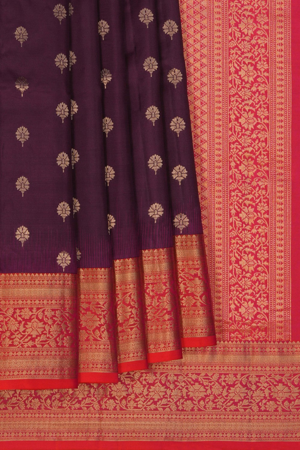 Image of South Silk Violet Saree