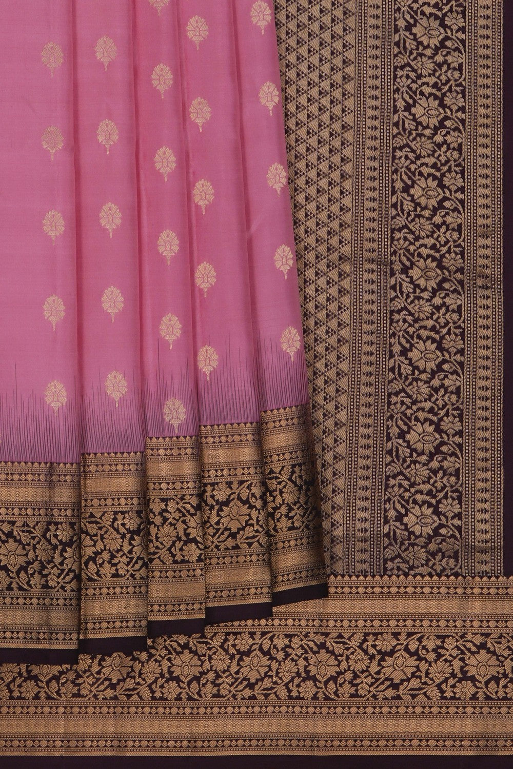 South Silk Pink Saree